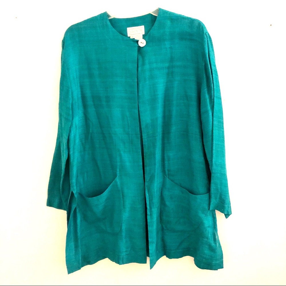 Doncaster 100%silk tunic /jacket